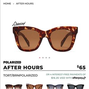 Brand new polarized Quay Sunglasses